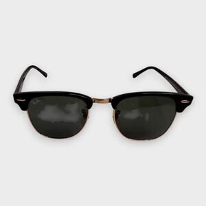 Ray-Ban Black and Gold Sunglasses